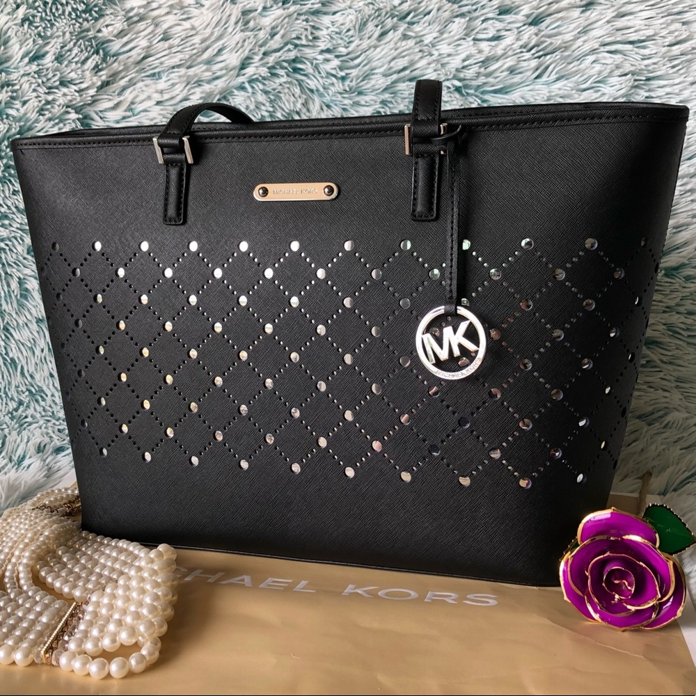 NWT Michael Kors Black Carry All Bag